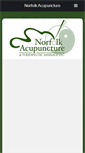 Mobile Screenshot of norfolkacupuncture.com